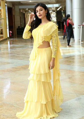 designer plazo saree