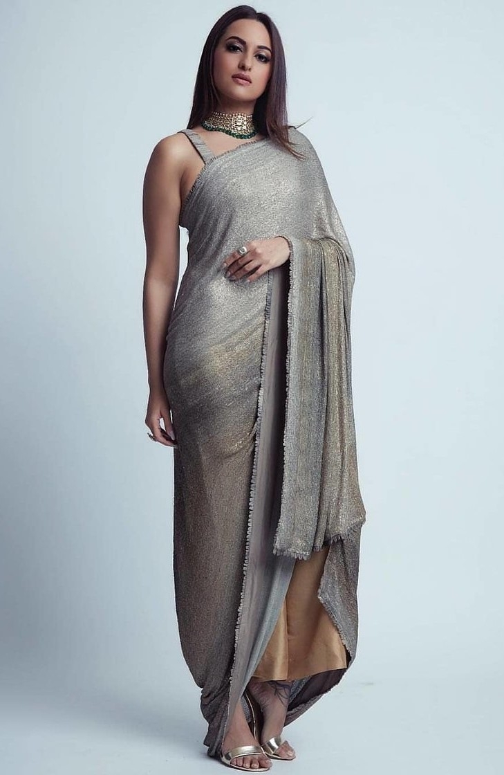 designer plazo saree