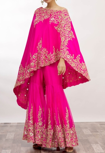 sharara frock