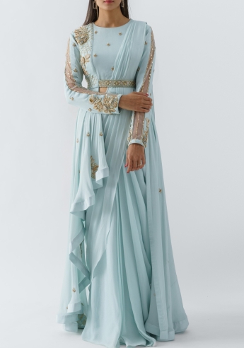 Buy Saree Gown Online | Ready To Wear 