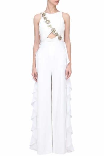 White Color Jumpsuit