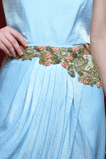 Sky Blue Dhoti Dress