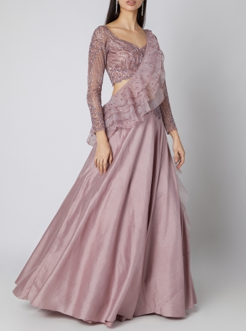 Thistle Saree Gown