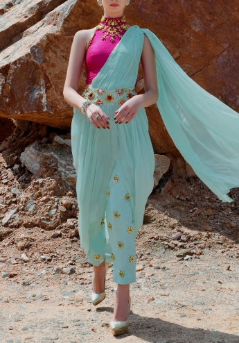 Dhoti Saree | Pant and Sharara Saree 