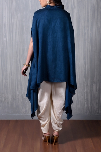 Blue Dhoti Dress