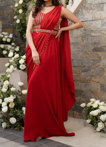 NEIGE SAREE GOWN – Studio East6