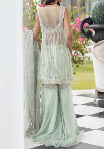 Light Blue Sharara Suit