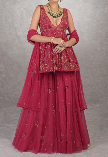 Sharara Suit - Designer Sharara Dress & Gharara Salwar Suits | Designer|  Ethnic|Party| Bridal Wear - YouTube